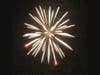 Fireworks burst over Tinicum Park.