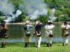 Musket firing demonstration.