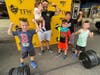 Mike Sobczak, owner and head coach with Training For Warriors, with his weight lifting buddies.