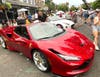 A 2022 Ferrari F8 Spider owned by Eric Rosen.