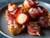 Bacon-wrapped scallops at Sand Castle Winery.