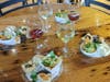 Food and wine pairings at Bishop Estate and Vineyard in Perkasie.