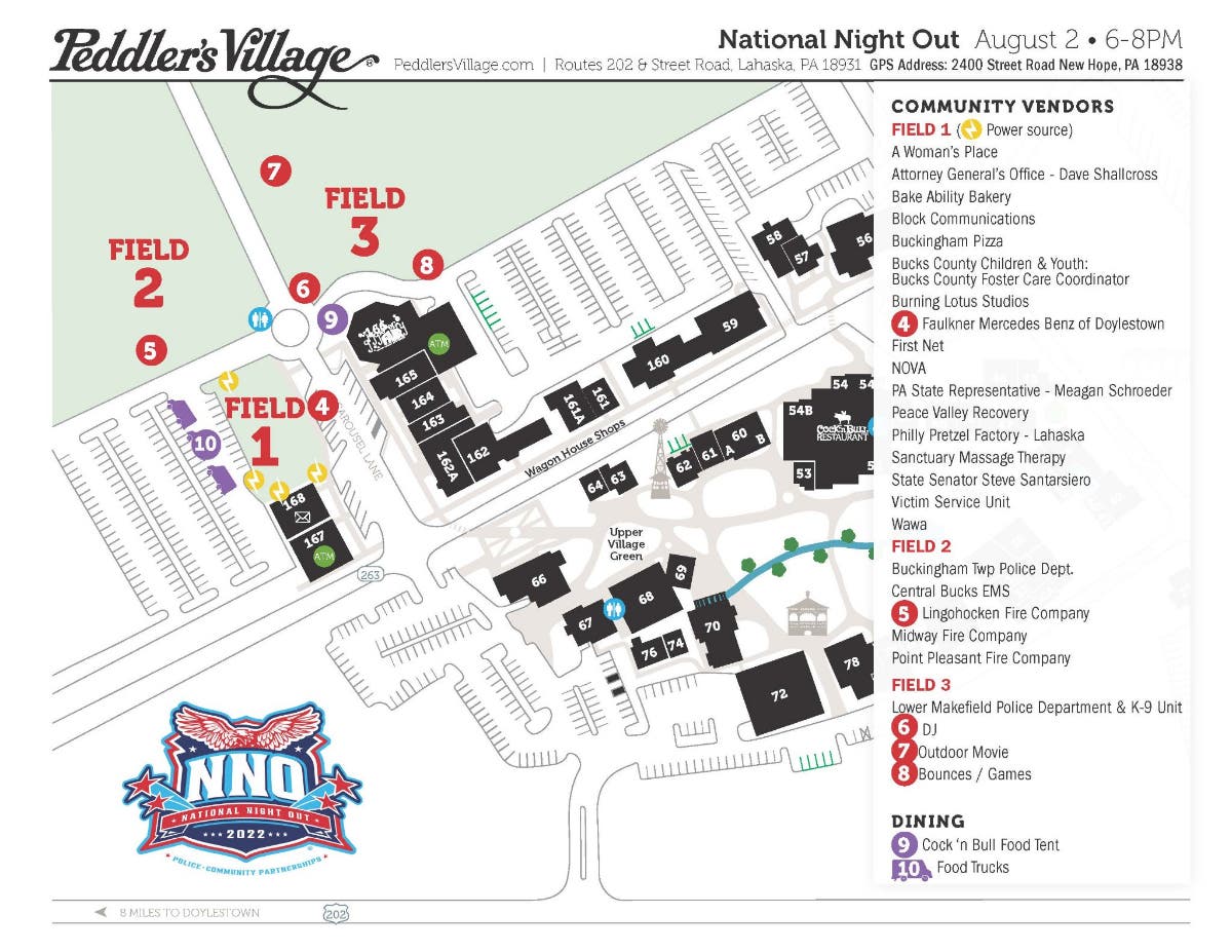 Buckingham Police Holding National Night Out At Peddler's Village ...