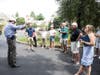 Senator Santarsiero and PennDOT officials speak with residents of the Teversall community in Doylestown Township.