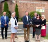 Pennsbury Superintendent Dr. Thomas Smith joins school board member Linda Palsky and Pennsbury Teachers Union President Nicole Pierce in support of the SAVE Students Act.