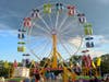 The Ferris Wheel gives you a great view of the fair - from above.