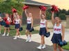 The Central Bucks East Patriot Cheerleaders.