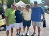 Former Newtown Rotary Presidents, from left, are Mark Craig, Dr. Jerry Agasar, Paul Salvatore and Kyle Davis.