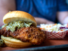 Holy 'Que's Chicken Sandwich.