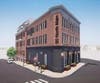 Here's what the completed building will look like.