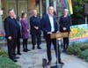 State Senator Steve Santarsiero announces a $630,000 state grant in support of the Rainbow Room in Bucks County.