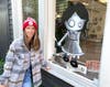 Kim Orr won Best Overall for her window at the Salt Cave.