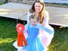 First place for parent and child went to Meredith and Caroline Brown for Dorothy and Glinda.