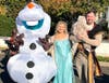 Ashley, Ryan, Joann and Jude Bellman won second place for Frozen in TV and Movies.