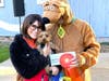 Jordan, Brianna and Oliver Roth won first place in pampered pets for Scooby Doo.