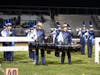 Some members of the Council Rock North Marching Band swapped out their plumed shakos for cowboy hats in keeping with the equestrian theme of their show “Unbridled,” which includes pasture fences in the performance. 