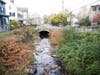 The culvert in the village of Carversville.