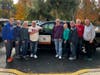 Volunteers from Warminster Food Bank and Shir Ami Reform Synagogue of Newtown packed a truck with donations of food and personal care items that will be provided to individuals and families in Bucks and Montgomery Counties that Warminster Food Bank serves