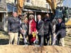 Breaking ground for the new museum are Linda Salley, the Bucks County Commissioners, State Senator-elect Frank Farry and Bucks County Project and Diversity Officer Bernard Griggs Jr.