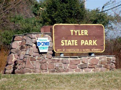 Tyler State Park is located in Newtown and Northampton townships.