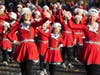 Students from BC Discoveries dance through town.