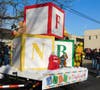 The First National Bank's Toyland float.