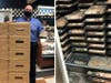 In January 2021, Nicholas Angelakis prepares a shipment of meals to a Langhorne soup kitchen.
