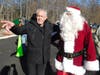 Gene Epstein with Santa Claus.