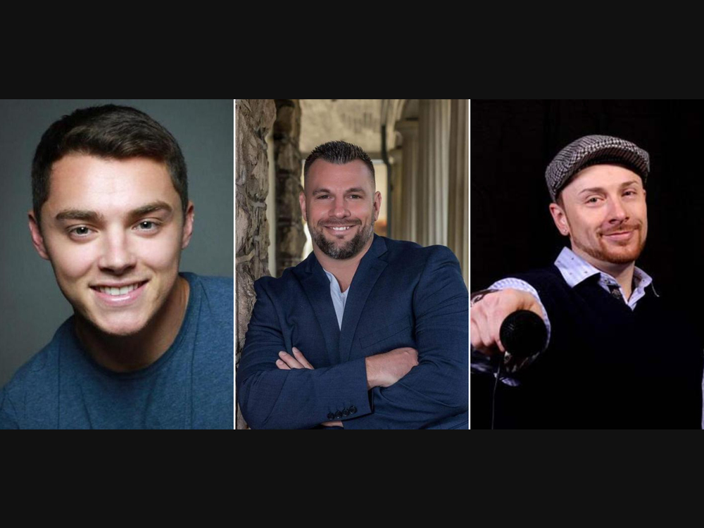 Comedians Brendan Donegan, Buddy Harris and Chris Johnston will perform on New Year's Eve at the historic Newtown Theatre.