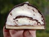 Inside the Owowcow ice cream football.