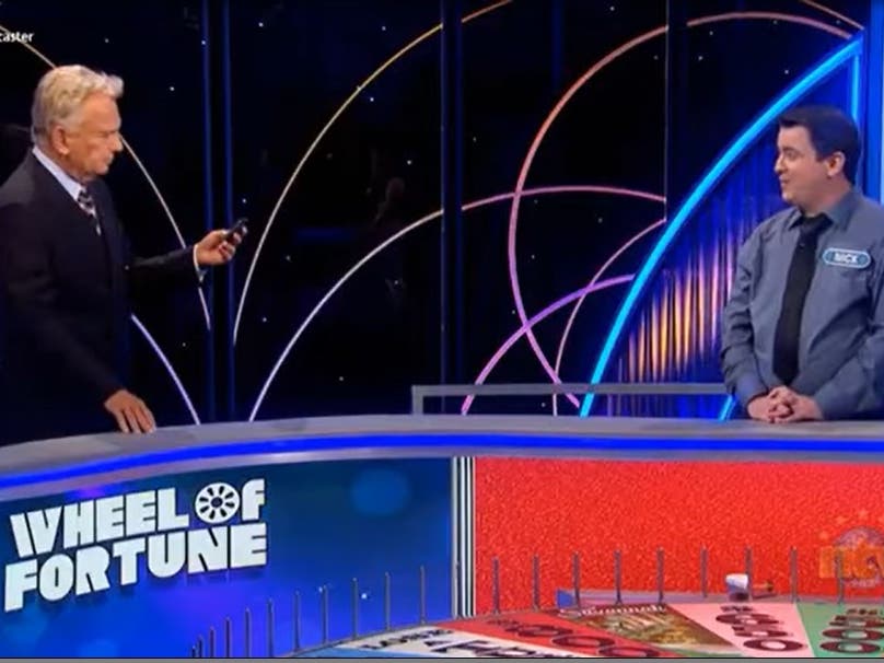 Pat Sajak with Chalfont resident Nick Tomaselli.