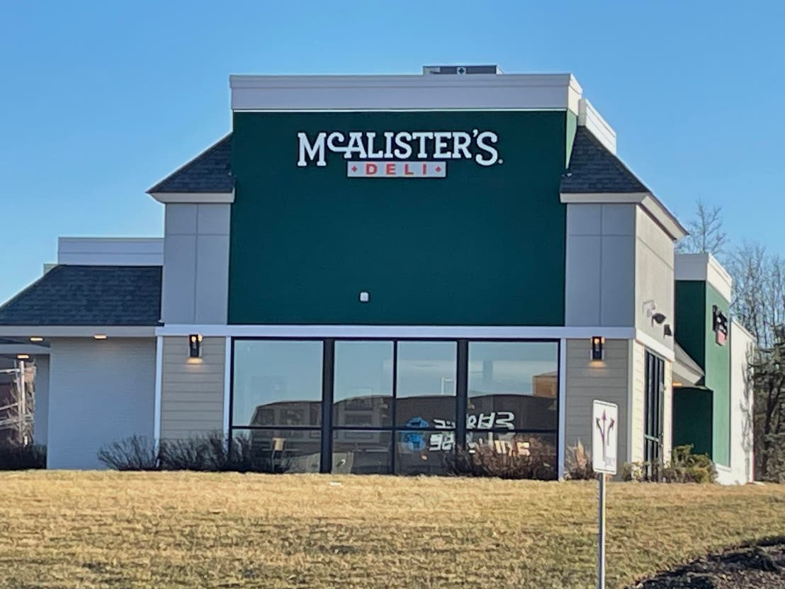 The new McAlister's Deli and Restaurant is taking shape on Easton Road in Warrington.