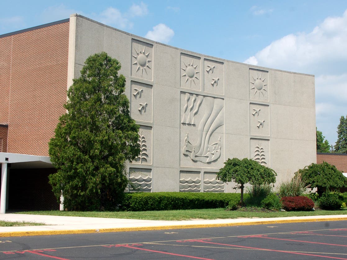 Council Rock North High School on Swamp Road in Newtown Township.