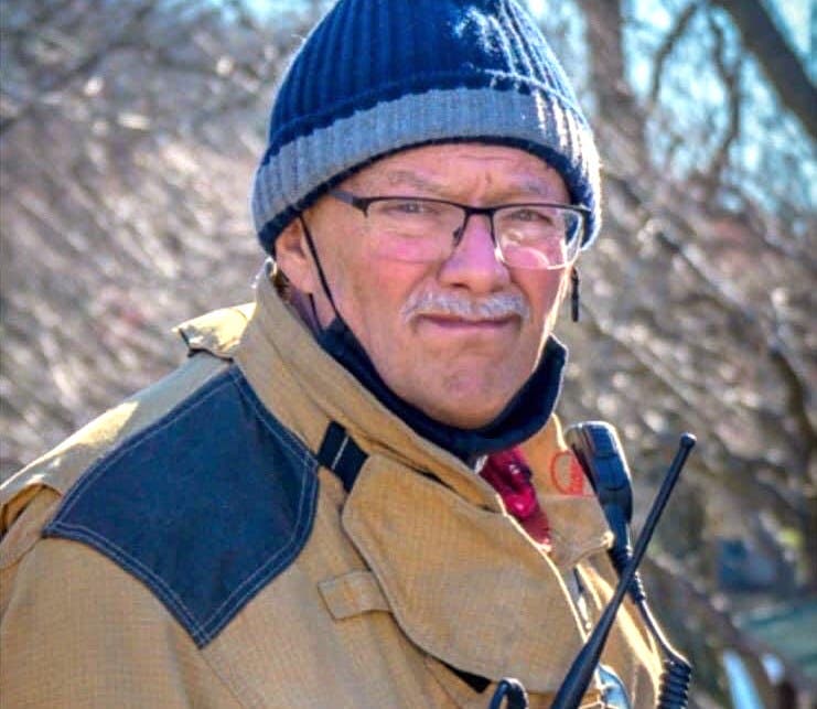 Longtime volunteer firefighter Ron Ewer.