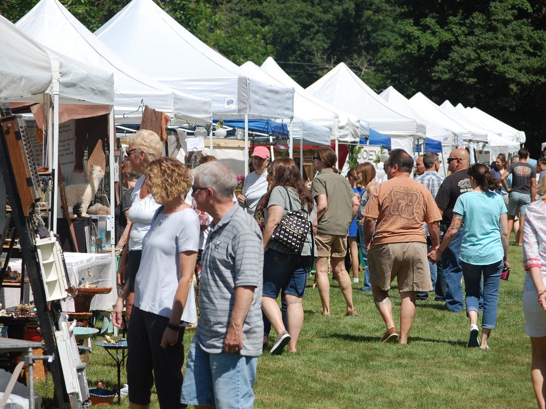 A busy day at the market.