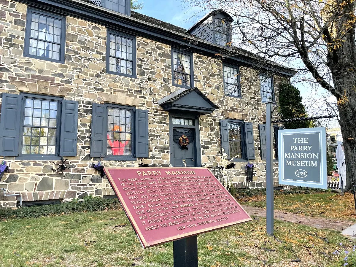 The Parry Mansion on South Main Street, New Hope.