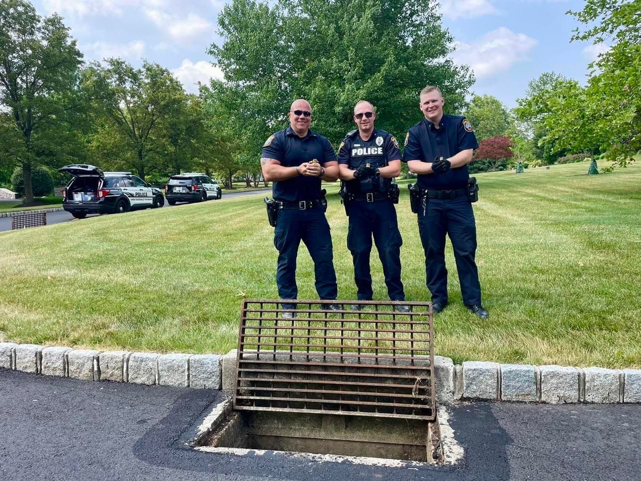 Police Rescue Ducklings Stuck In An Upper Makefield Storm Drain ...