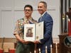 Doylestown's Eric Simon received accolades from Senator Steve Santarsiero during his Eagle Scout Award Ceremony on June 17, 2023. 