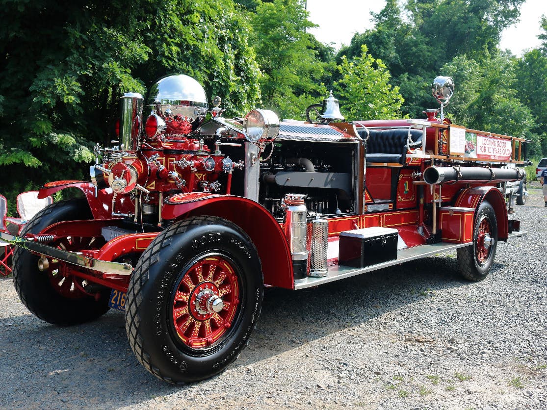 The Doylestown Fire Company's 1923 Ahrens-Fox Pumper is celebrating its 100th anniversary this year.