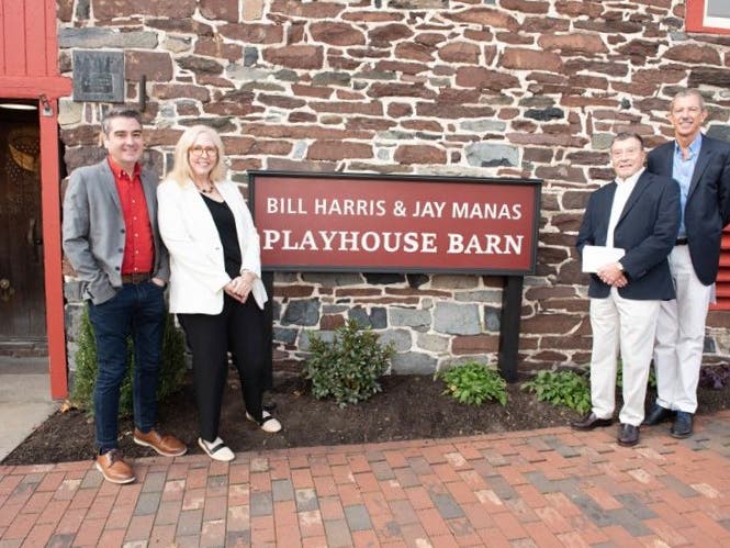 From left are Josh Fiedler, Adele Adkins, Bill Nolan and Alexander Fraser. 