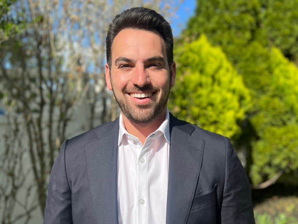 Sean Barry, running for a four-year seat on the borough council in the first ward.