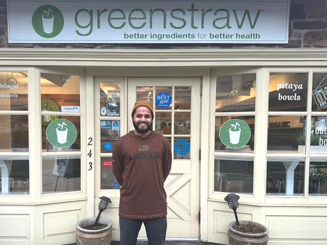 Newtown resident Dhruv Patel is the new owner of Greenstraw on North Sycamore Street.