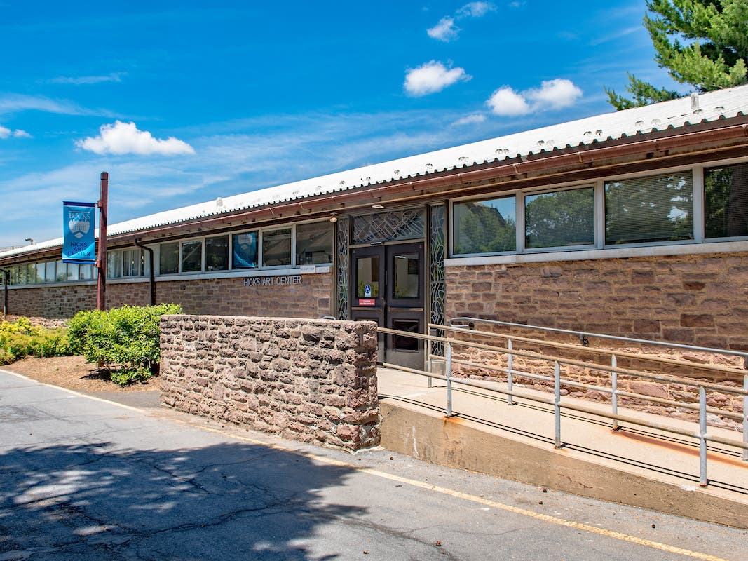 The Hicks Art Gallery on the campus of the Bucks County Community College in Newtown.