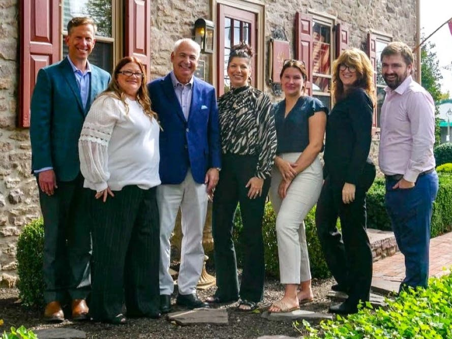 The team at Anthony Petsis & Associates in Newtown.