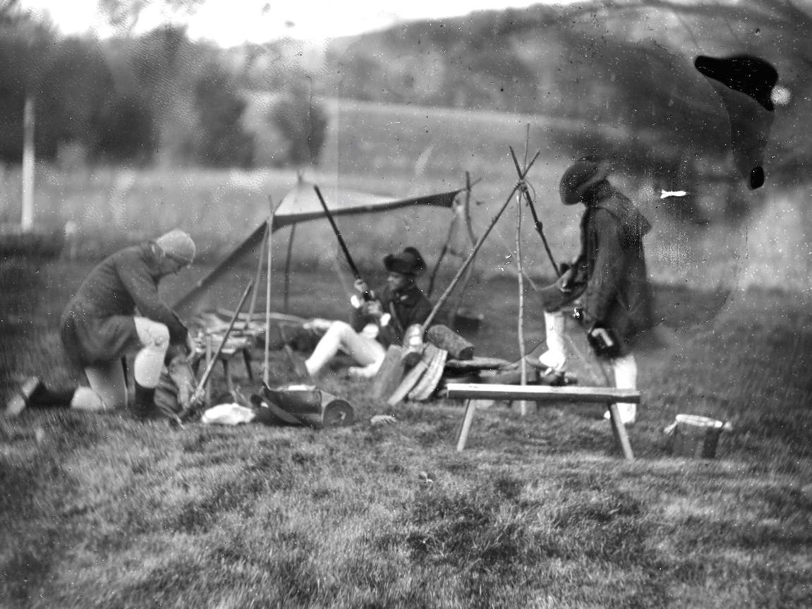 Doan Camp re-enactment.