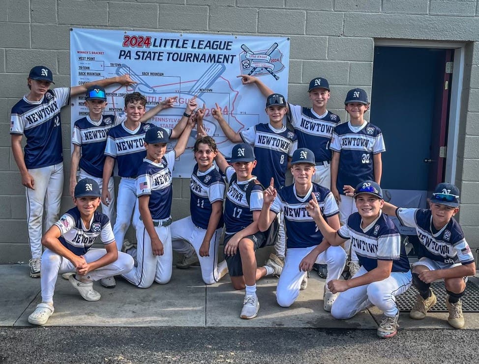 The Council Rock Newtown Little League 12U All-Stars.