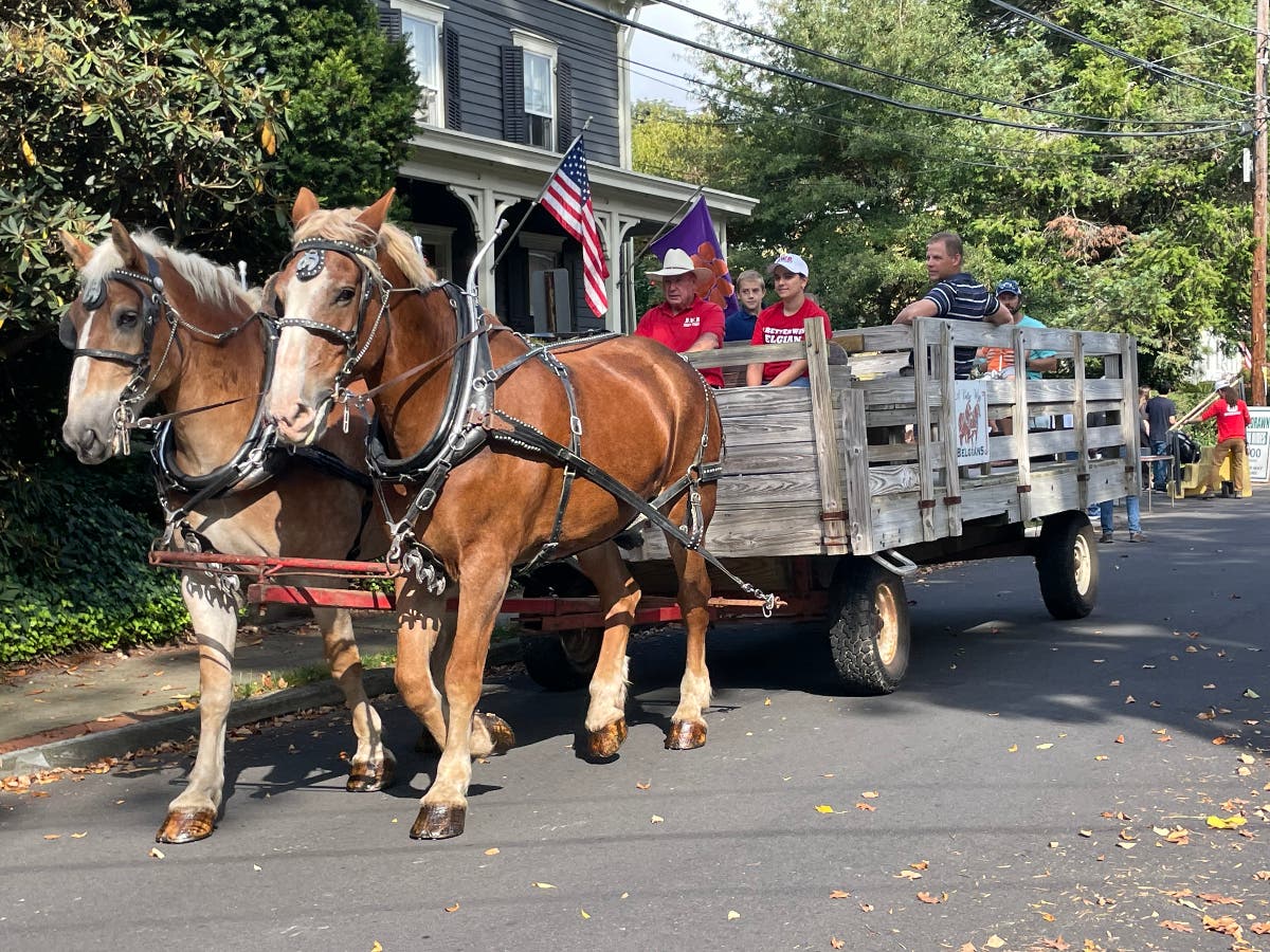 Hutch Hamilton of A Better Way Farms will be at Market Day offering hayrides.