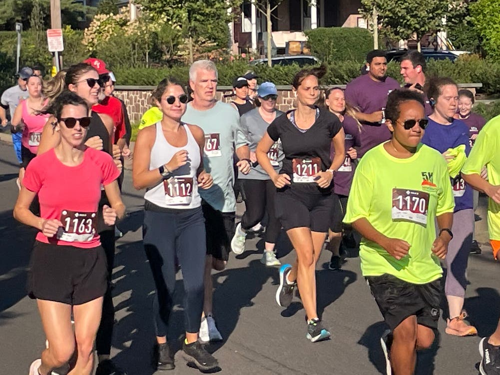 The 2024 Race for Reading is underway in Newtown.