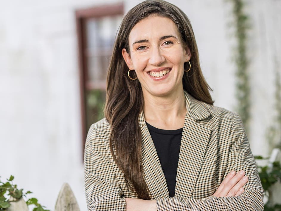 Democrat Ashley Ehasz​ is running for U.S. Congress in Pennsylvania's 1st District against incumbent Republican Brian Fitzpatrick.