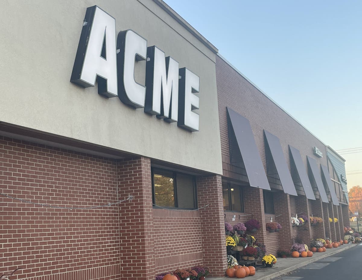 The ACME store at the Doylestown Center on North Main Street.